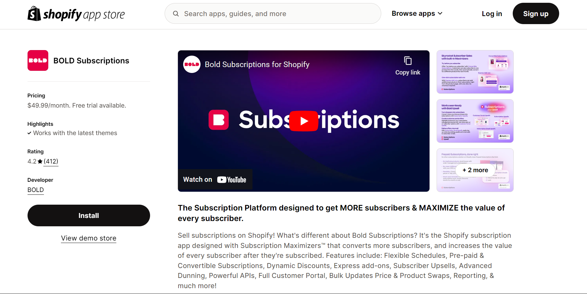  Bold Subscriptions