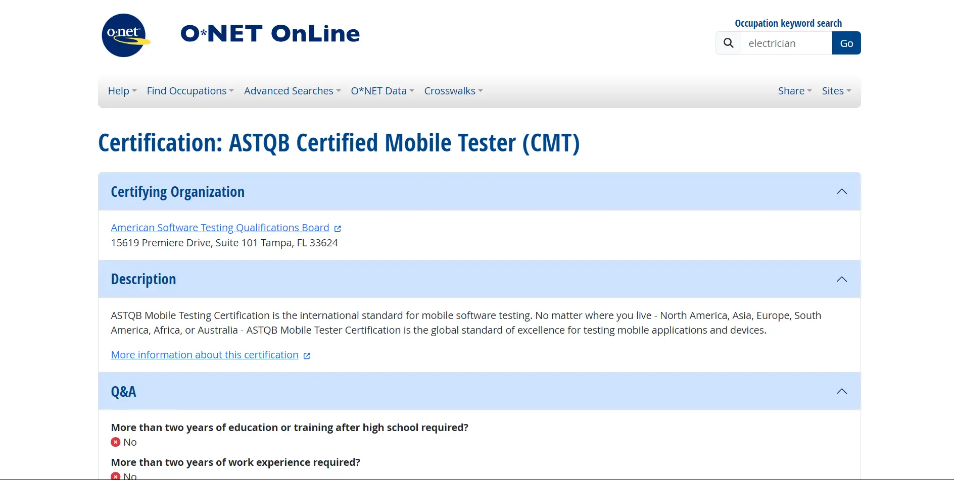 Certified Mobile Tester (CMT) Certification