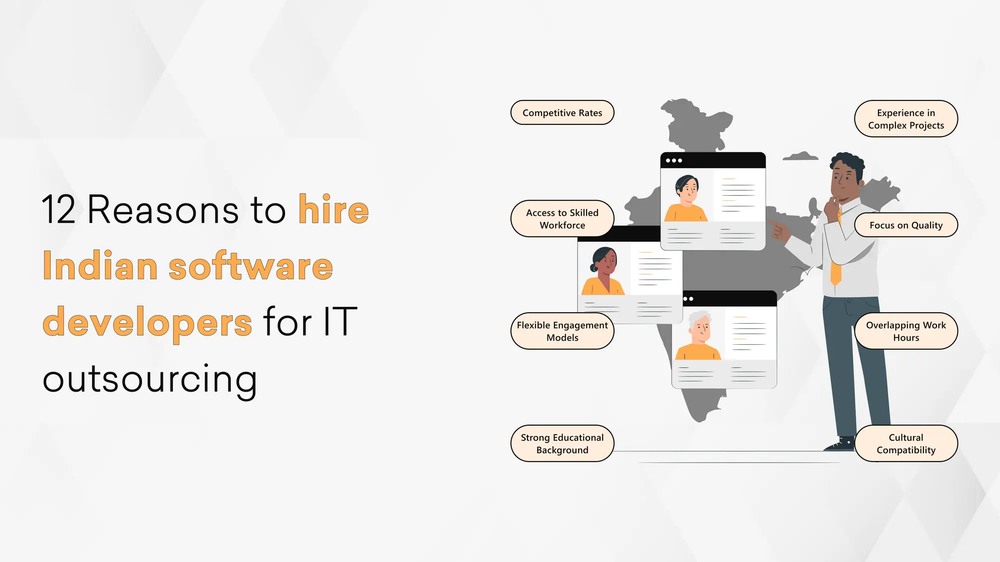 12 Reasons to Hire Indian Software Developers for IT Outsourcing